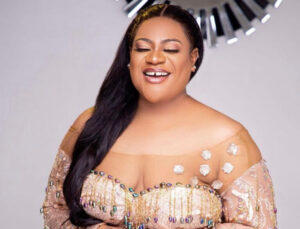 Nkechi Blessing Escapes Injury as Ceiling Collapses in Lekki Home