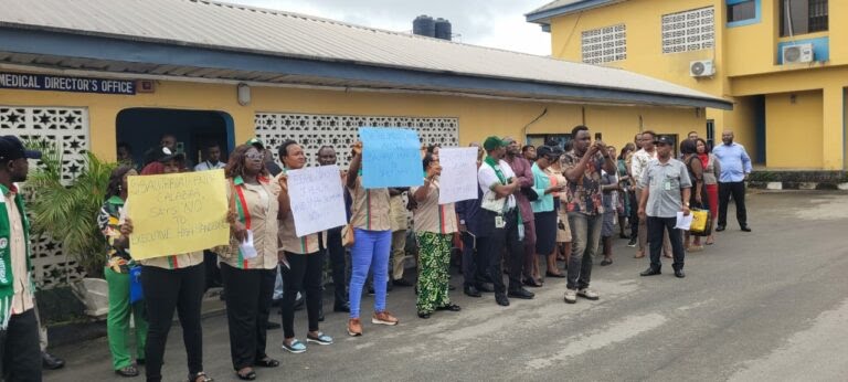 Protest at Calabar Hospital as Staff Demand Substantive CMD Appointment