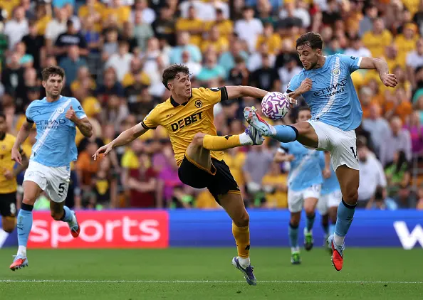 GOAL – Wolves 0-2 Manchester City Tijjani Reijnders Scores (38’)