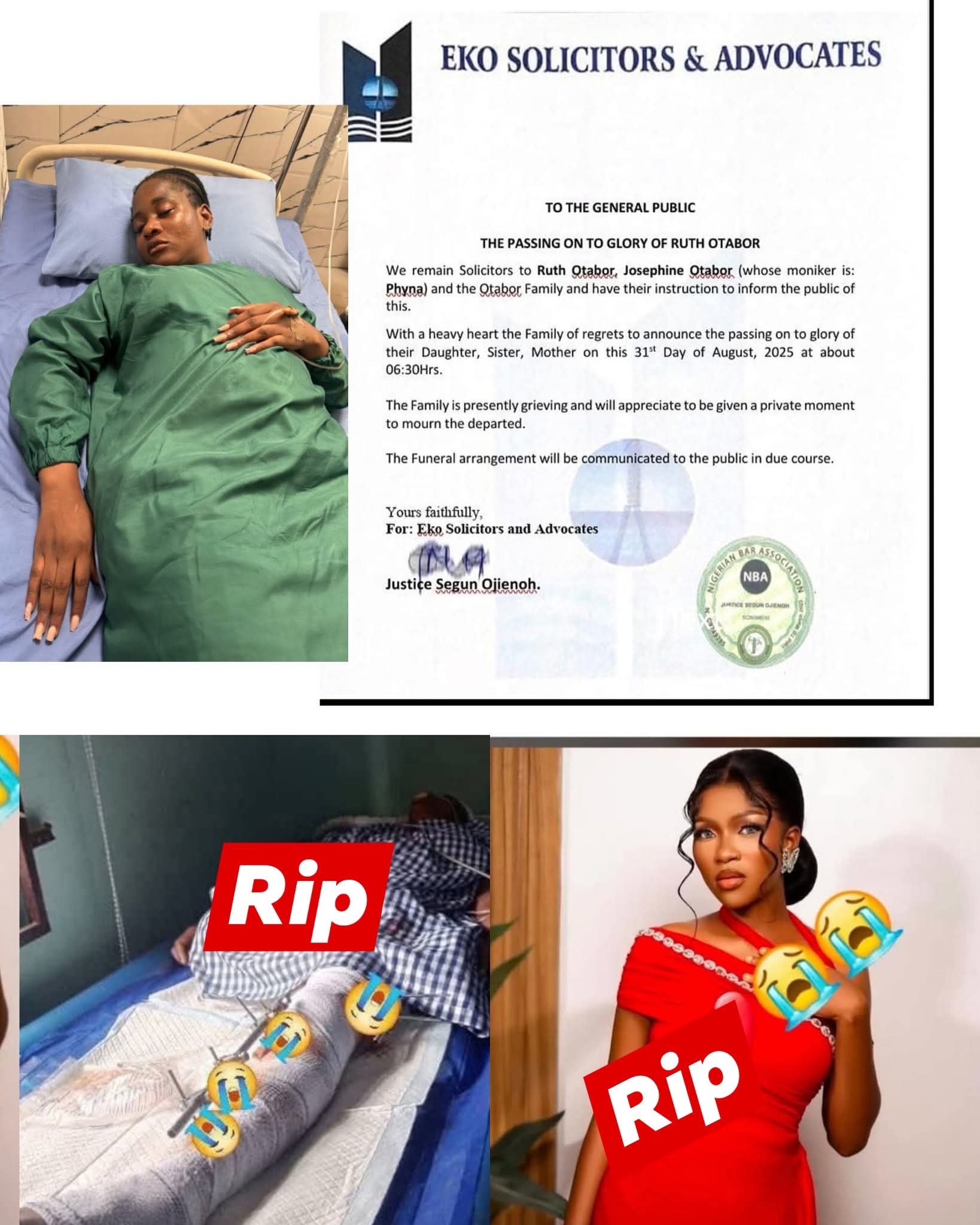 BBNaija Phyna Confirms Death Of Younger Sister, Ruth Otabor With Emotional Post