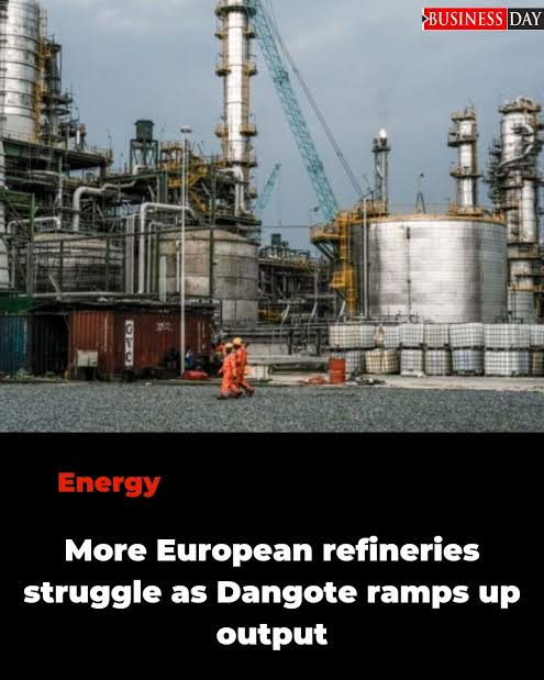 More European Refineries Struggle as Dangote Ramps Up Output