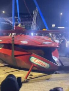 Drama as Hilda Baci’s Jollof Pot Collapses During Guinness World Record Attempt