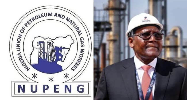 BREAKING: NUPENG Suspends Strike After Agreement With Dangote Refinery