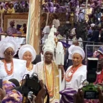 Oba Rashidi Ladoja Decorated with Akoko Leaves as 44th Olubadan of Ibadanland