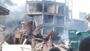 Fire Razes Four-Storey Building on Lagos Island – Mandilas Building Incident