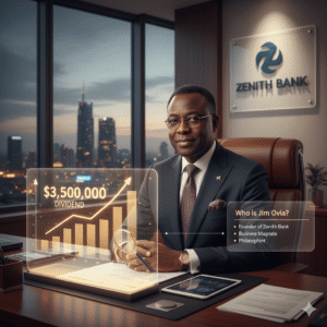 Who is Jim Ovia? Analyzing the $3.5M Dividend from Zenith Bank