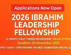 2026 Mo Ibrahim Foundation Leadership Fellowship Program