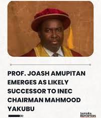 Prof. Joash Amupitan Emerges as Likely Successor to INEC Chairman Mahmood Yakubu